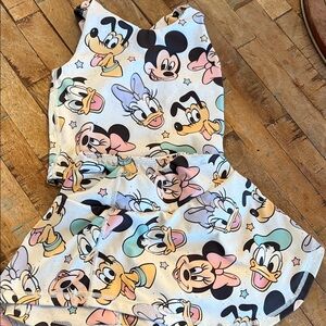 Disney Character Print Dress